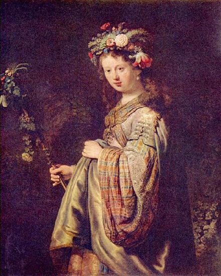 REMBRANDT Harmenszoon van Rijn Flora